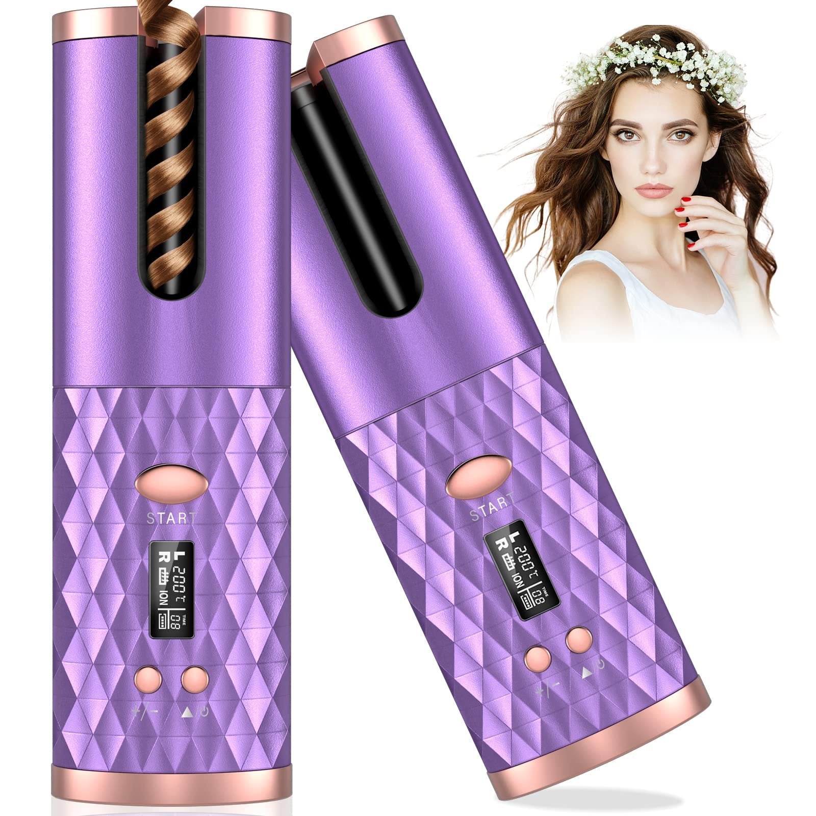 Electric Automatic Curler Wireless Curling Stick Electric Automatic Curler Wireless Curling Stick